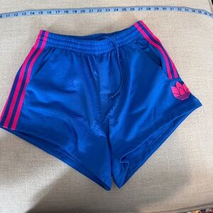 Adidas Blue & Pink athletic shorts